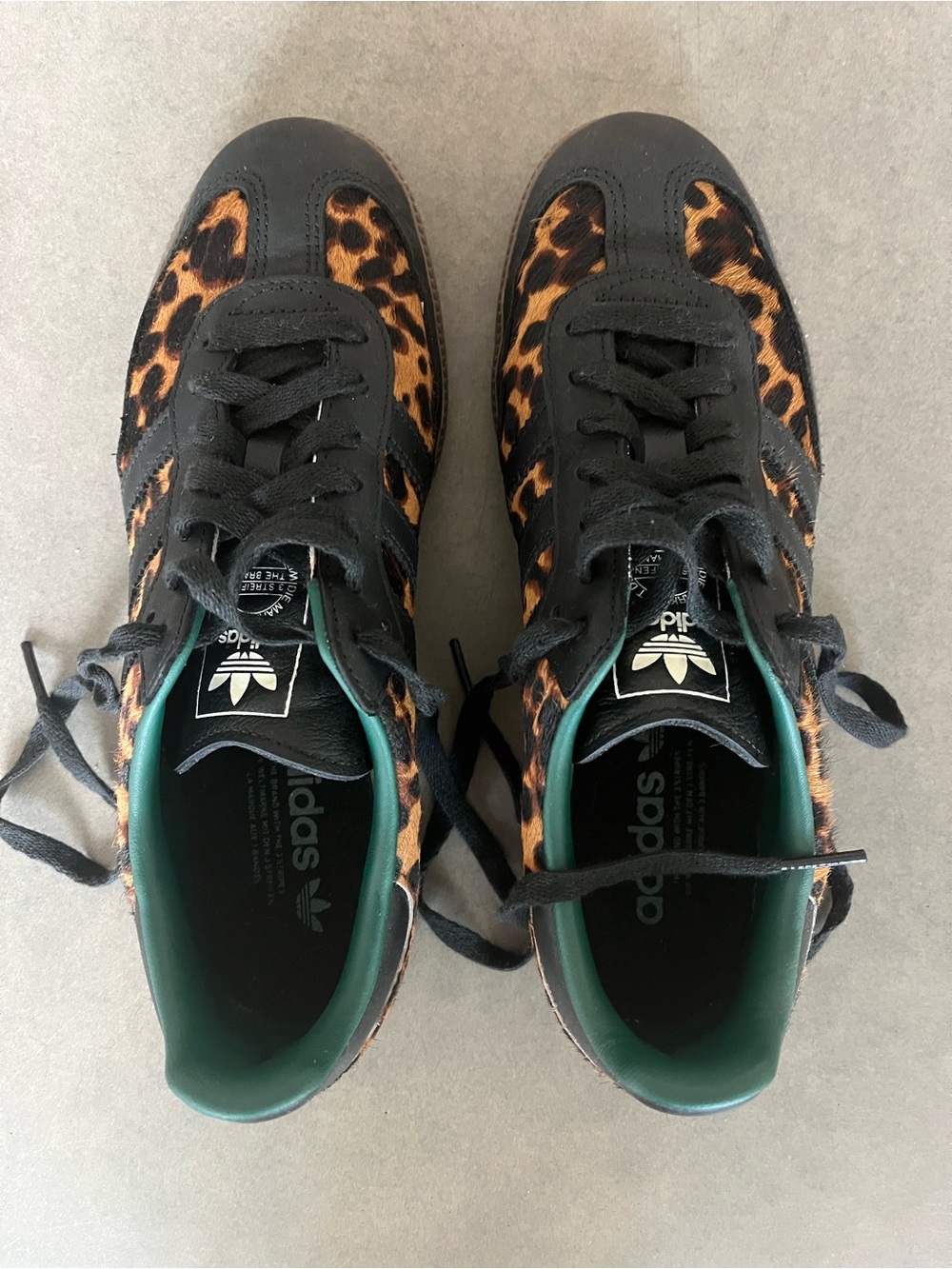 Adidas Samba OG - Green Leopard